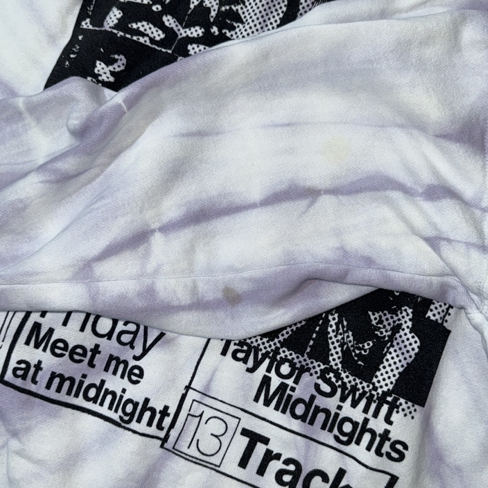 TAYLOR SWIFT MIDNIGHTS‎ LAVENDER TIE DYE CREWNECK - Picture 7 of 7